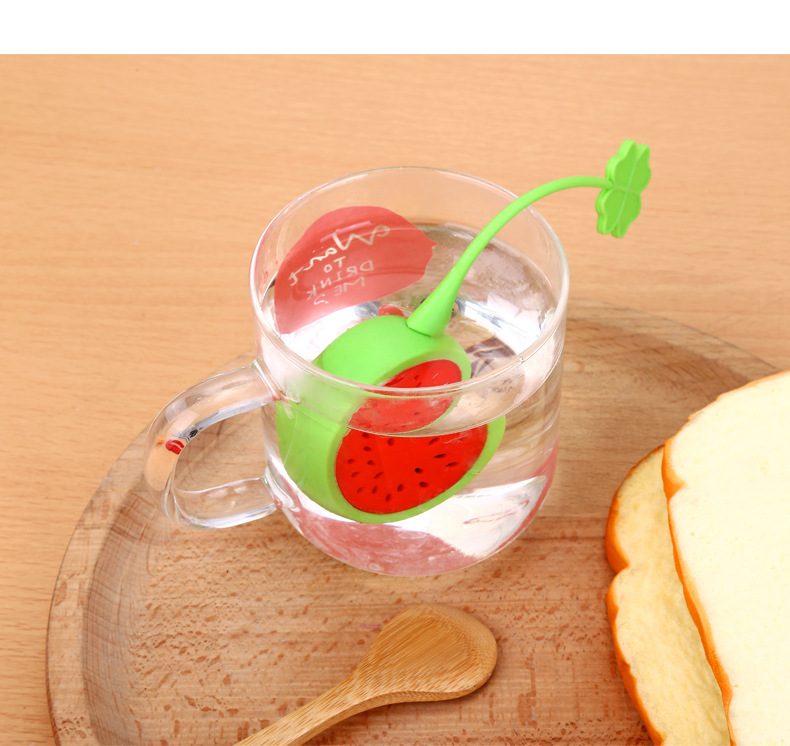 ที่กรองชา ซิลิโคน tea infuser ลาย แก้วมังกร แตงโม ทานตะวัน