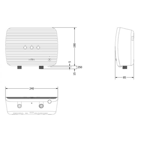 เครื่องทำน้ำร้อน MEX รุ่น CENTRI 6R