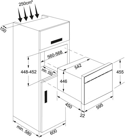 จำหน่ายไมโครเวฟ 38ลิตร FRANKE รุ่น FMW380CRGBK
