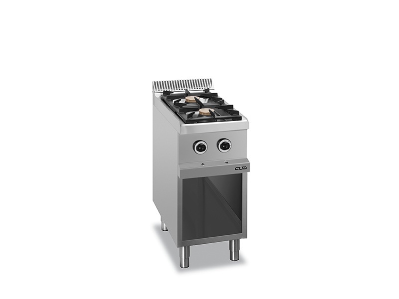 เตาแก๊ส GAS RANGE 2 BURNERS ON OPEN STAND MBM