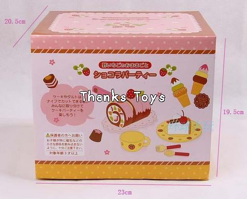 ชุดขนมสตอรเบอรี่ช็อกโกแลตปาร์ตี้แบบไม่มีหูหิ้ว Mother Garden