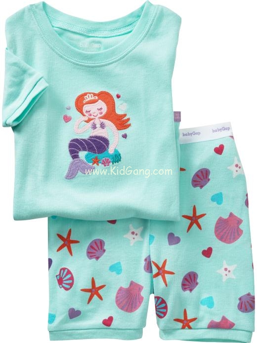 ชุดนอนเด็ก Gap_Baby ลาย เงือกน้อย(2)ไซส์ 4 ปี