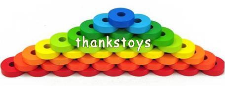 บล็อกไม้เรนโบว์นับเลข