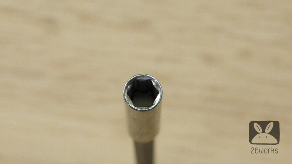 ก้านต่อแกน 6 เหลี่ยม 100 mm