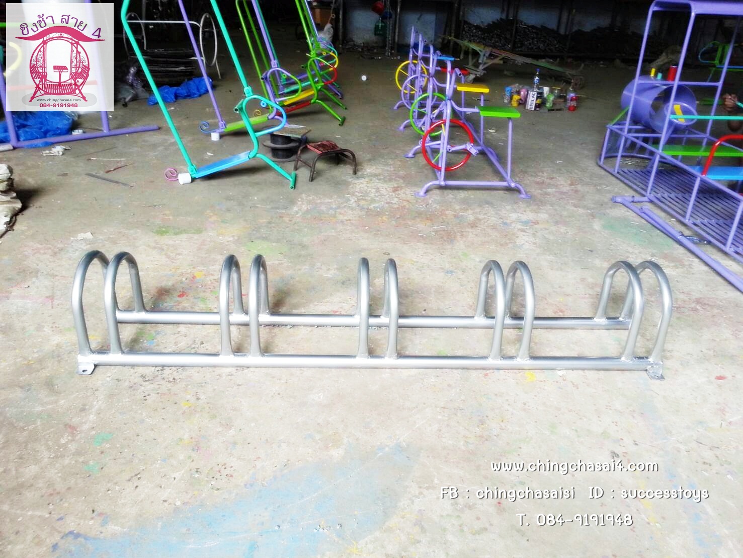 ที่จอดจักรยาน5ที่ (แบบต่ำ)