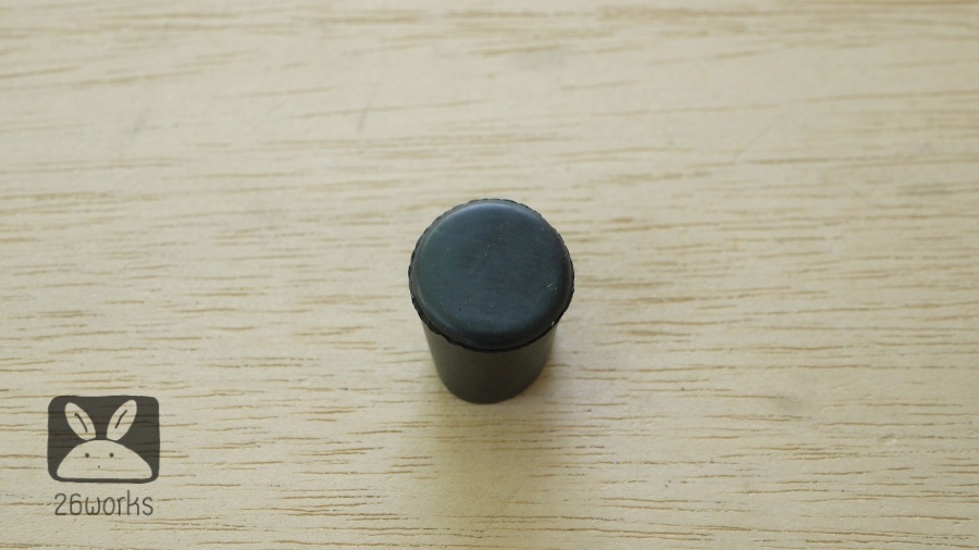 ฝายางปิดท่อกลม OD 19 mm สวมนอก