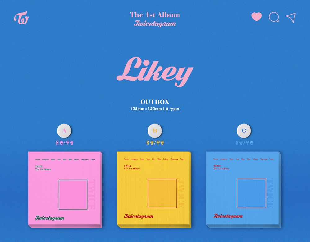 [Pre] TWICE : 1st Album - Twicetagram (Random Ver.) +Poster