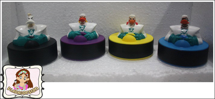 1996 McDonald's แมคโดนัลด์ ของเล่น ของสะสม Happy Meal Disney Mighty Ducks ครบเซท 4 ตัว อยู่นอกแพ็คค่ะ