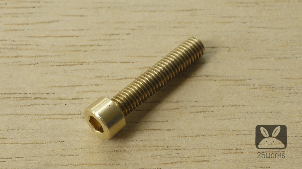 น็อตหัวจม ทองเหลือง M5x25 mm cnc