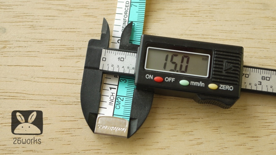 สายวัด Hoechstmass 152 cm/60 inch สีฟ้า-ขาว หลังเหลือง