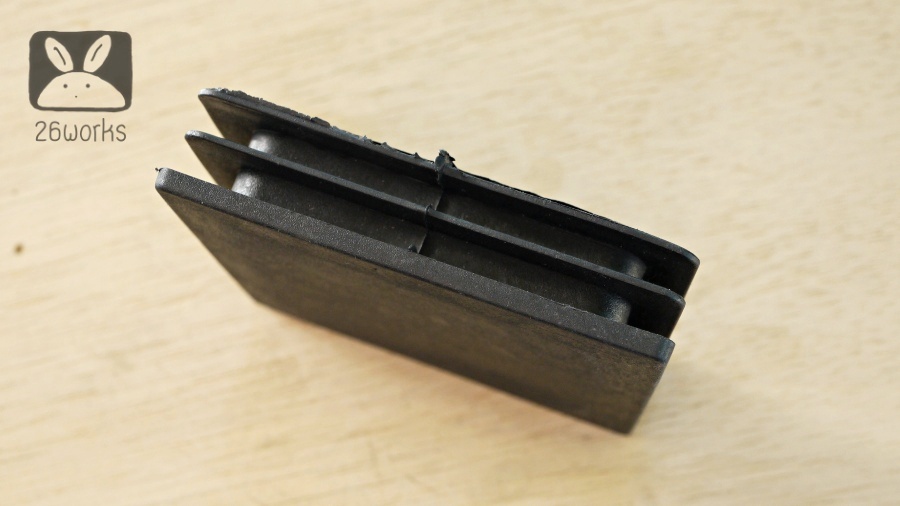 พลาสติกปิดเหล็กกล่อง 100x100 mm (4 นิ้ว) สวมใน เหล็กหนา