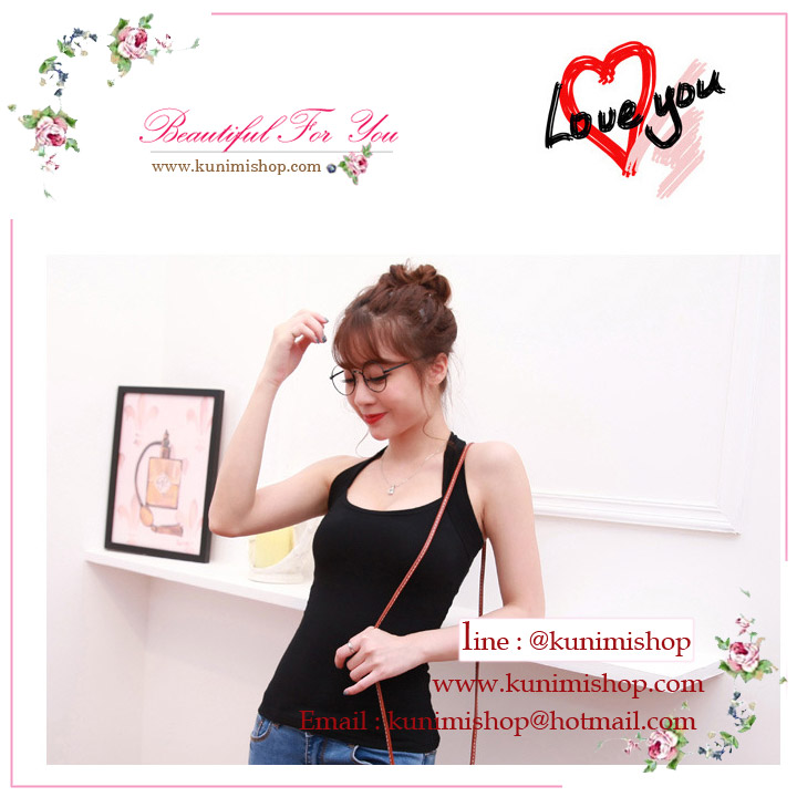 เสื้อกล้ามเต็มตัว เสื้อซับใน ไม่มีฟองน้ำเสริมอก มี 2 สี ขาว ดำ ขนาด : รอบอกไม่เกิน 35 นิ้ว รอบเอวไม่เกิน 30 นิ้ว เสื้อยาว 60 ซม