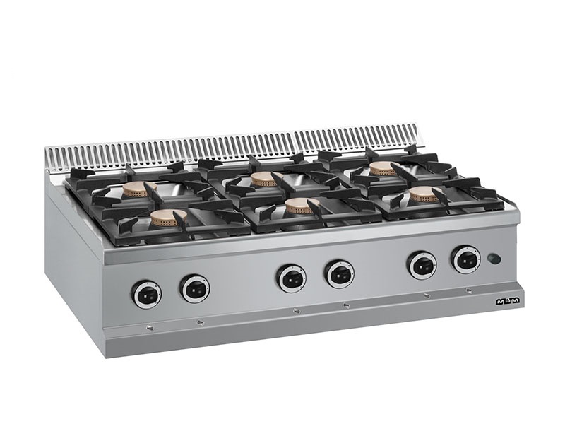 เตาแก๊ส TOP GAS RANGE 6 BURNERS 5.5 KW BMB