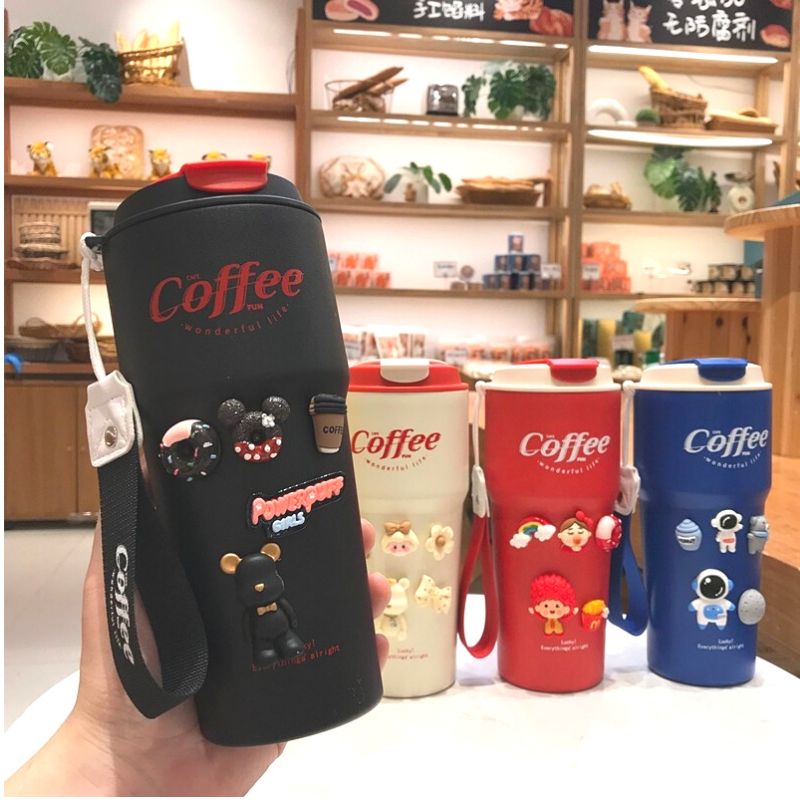 แก้วกาแฟ 620MLแก้วเก็บความร้อน แก้วชงกาแฟ แก้วเก็บอุณหภูมิ แก้วชา แก้วสแตนเลส แก้วสูญญากาศ