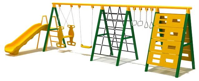 ชุดชิงช้ากระดานลื่น 6in1 SIZE:6.5X3X2 m.