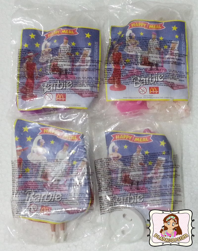 1999 McDonald's แมคโดนัลด์ ของเล่น ของสะสม Happy Meal : Barbie จาก ยุโรป อยู่ในแพ็คจากร้านค่ะ MIP