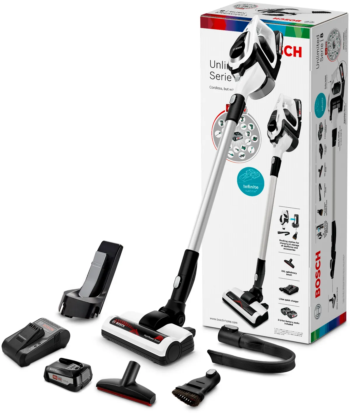 เครื่องดูดฝุ่น BOSCH รุ่น BBS812PCK