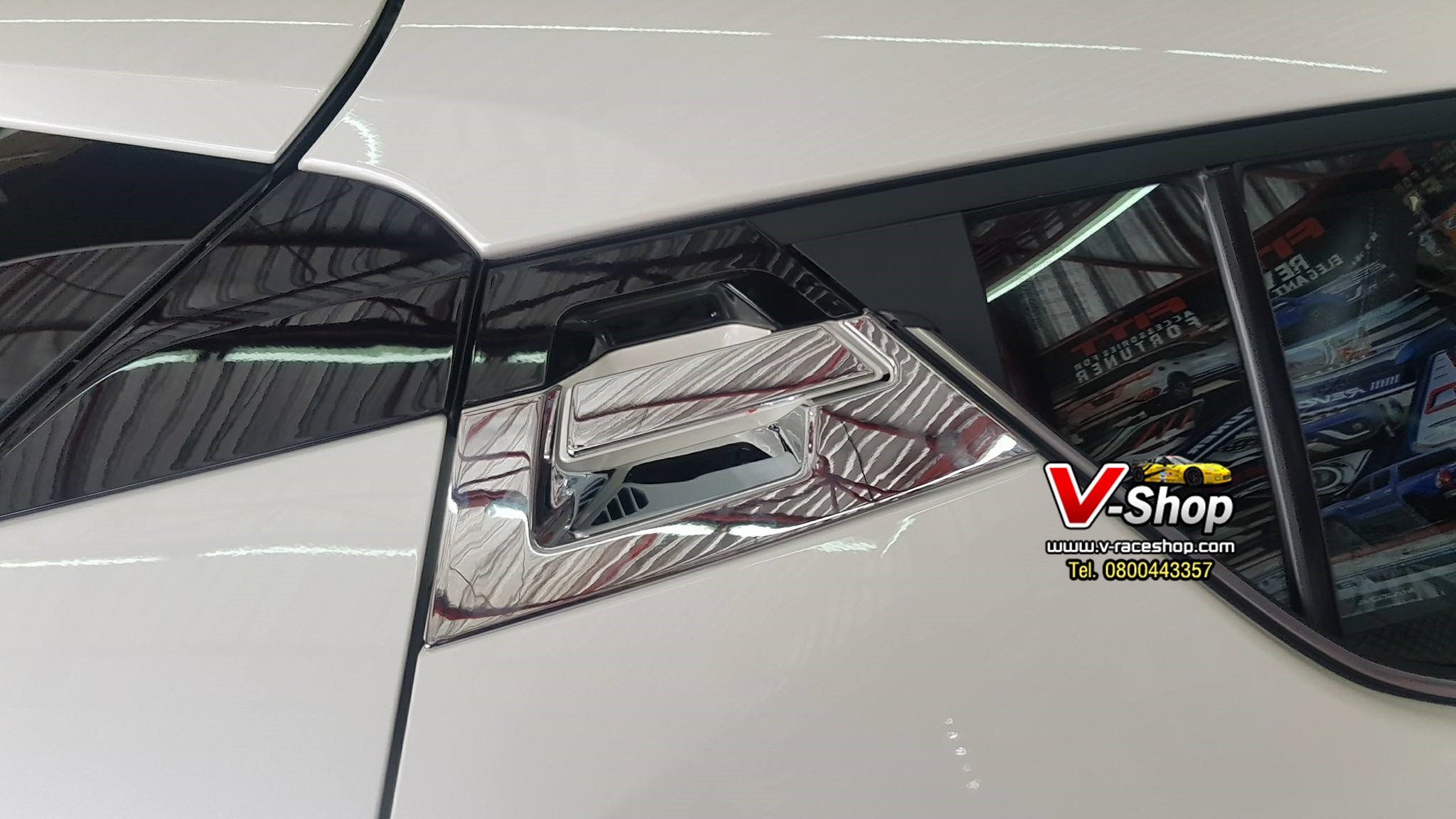 CH-R เบ้า+มือจับประตู โครเมี่ยม หน้า+หลัง