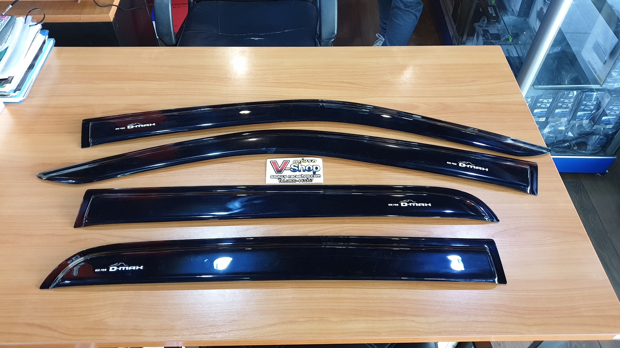 กันสาด D-max2020 4ประตู ตรงรุ่น มี4ชิ้น