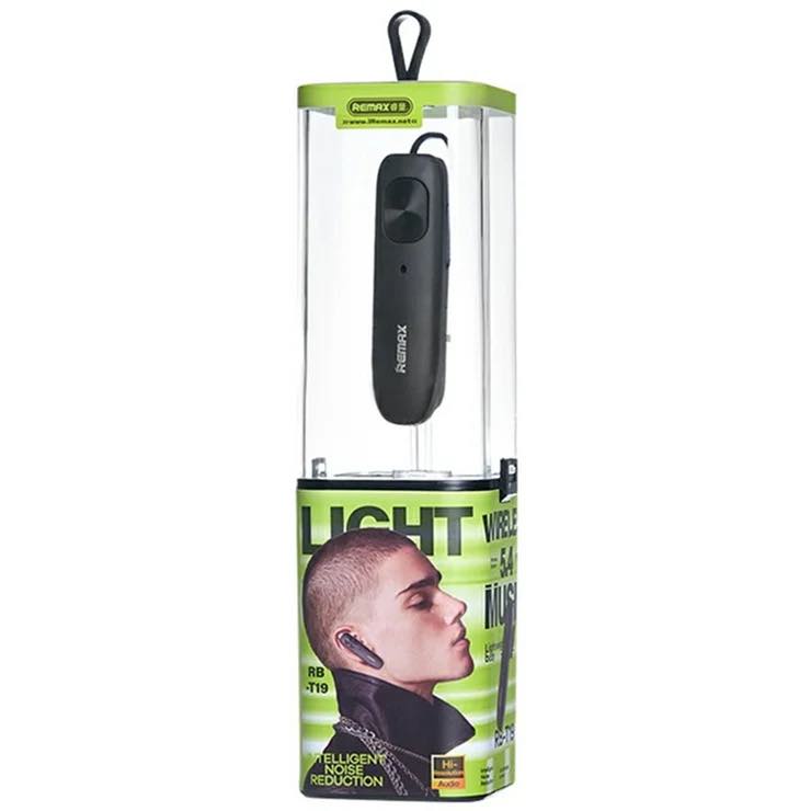 Remax T19 หูฟังไร้สาย หูฟังบลูทูธแบบข้างเดียว Wireless Music Talking Headset เสียงคมชัด