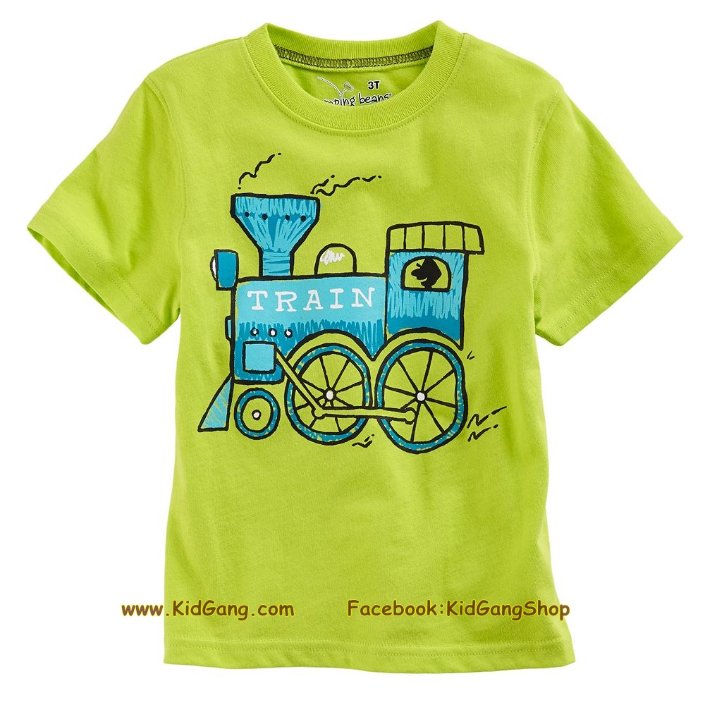 เสื้อเด็กเนื้อนิ่ม ลาย Train1 ไซส์ 18-24ด,2,5 ปี