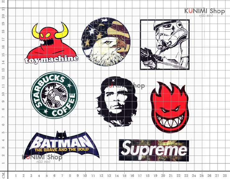 สติกเกอร์ ลายการ์ตูน กราฟิตี้ ติดรถยนต์, มอเตอร์ไซต์, จักรยาน, กระเป๋า, ติดผนัง ของใช้ต่างๆ สติกเกอร์PVCกันน้ำ ลายสวย เก๋ น่ารัก มีสไตล์ เท่ห์ ไม่ซ้ำใค
