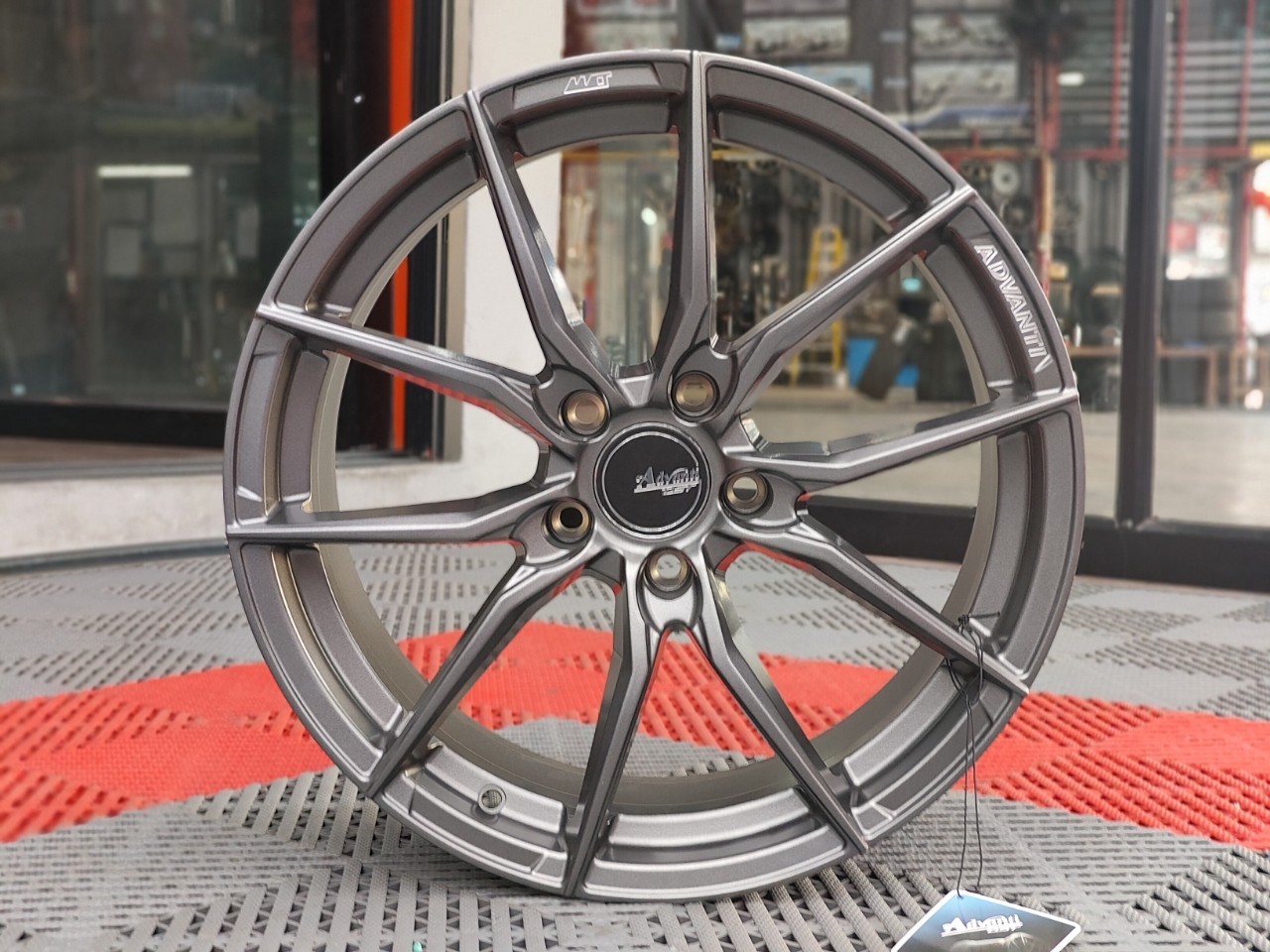 ล้อ Advanti N965M ขอบ18x8.5 5x114.3 ET40 สีเทา *ราคาต่อวง* สำเนา