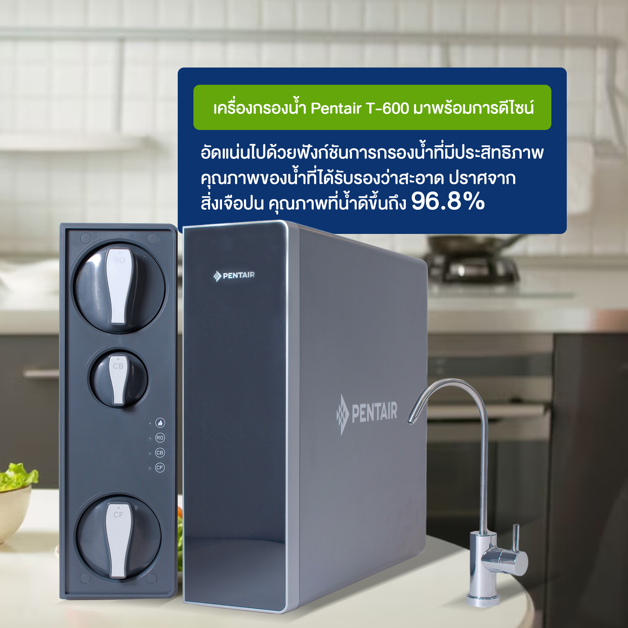 เครื่องกรองน้ำ Pentair รุ่น T-600