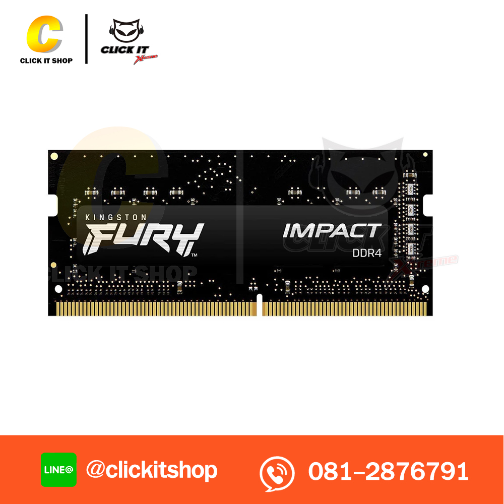 RAM NB DDR4(3200) 8GB KINGSTON FURY IMPACT (KF432S20IB/8)