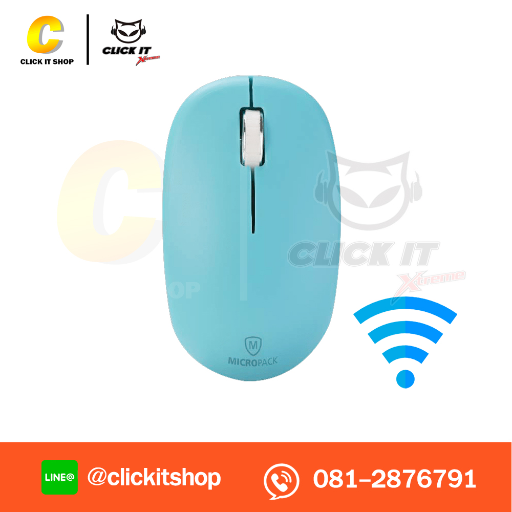 MOUSE WIRELESS MICROPACK MP-716W (BLUE)