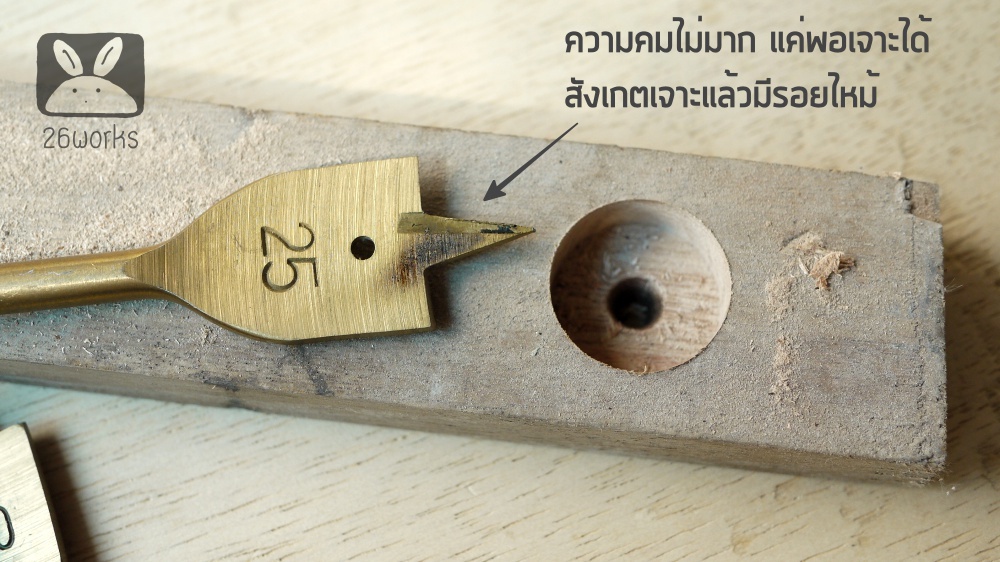 ดอกเจาะใบพาย 6 ดอก รุ่นประหยัด