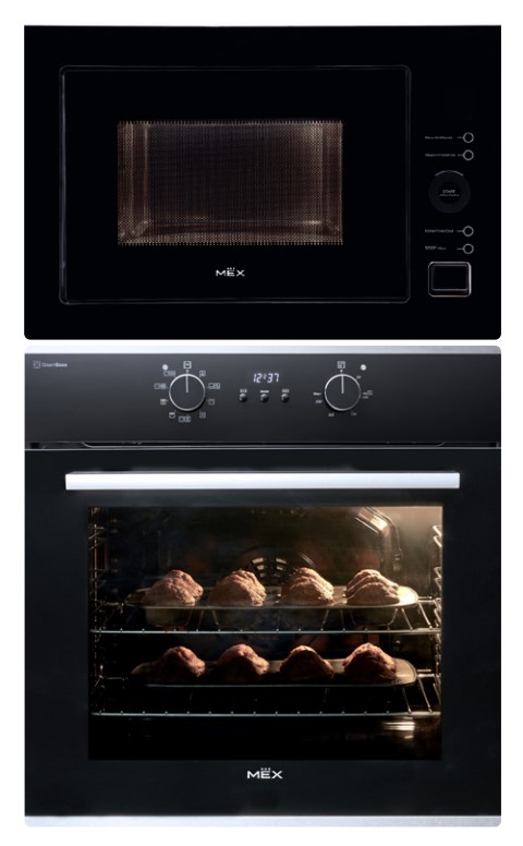 ไมโครเวฟฝัง+เตาอบฝัง MEX รุ่น CM925BX+VRM9652B