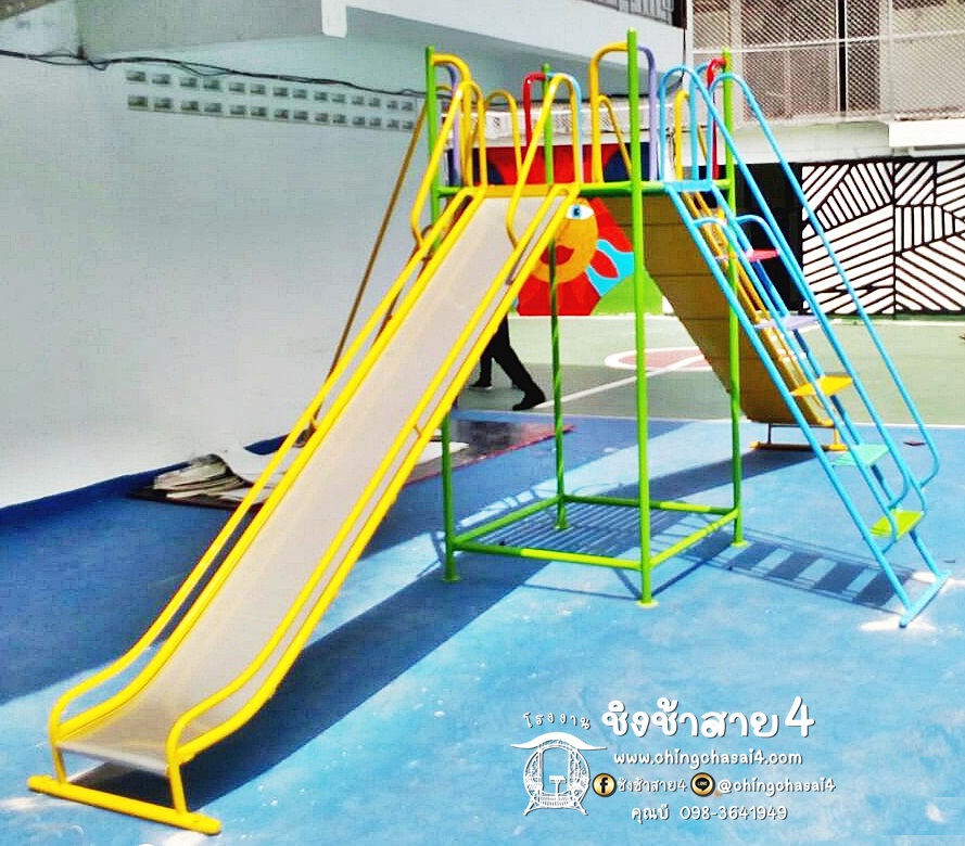 กระดานลื่น2ทาง(ที่ลื่นคนละฝั่ง) สูง150cm.