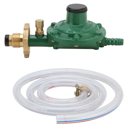 เครื่องปรับแรงดันแก๊สชนิดความดันต่ำ พร้อมสายยาง