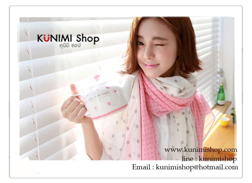 PR047 ผ้าพันคอแฟชั่น ผ้าฝ้าย พิมพ์ลายสวย ขนาด ยาว 170 กว้าง 80 cm.