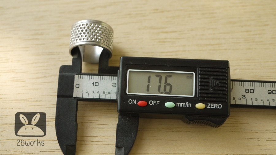 แหวนดันเข็ม เบอร์ L - 17.6 mm