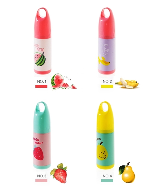 กล่องเก็บแปรงสีฟันและยาสีฟัน แบบพกพา ลายผลไม้น่ารัก