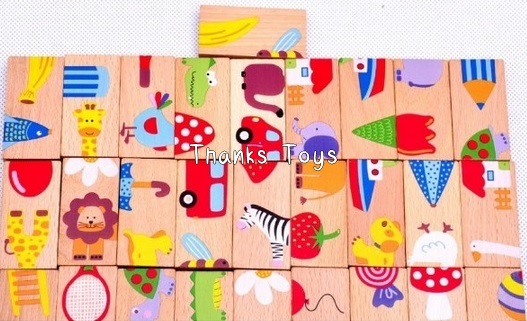 โดมิโนไม้ต่อภาพ Meets Dragon