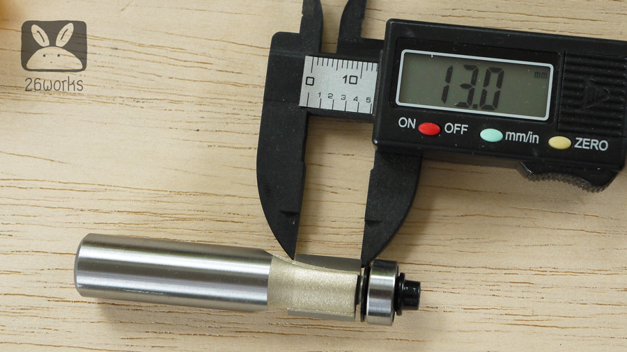 Router Bits arden ลูกปืนล่าง คมกัด 4 หุน x 13 mm