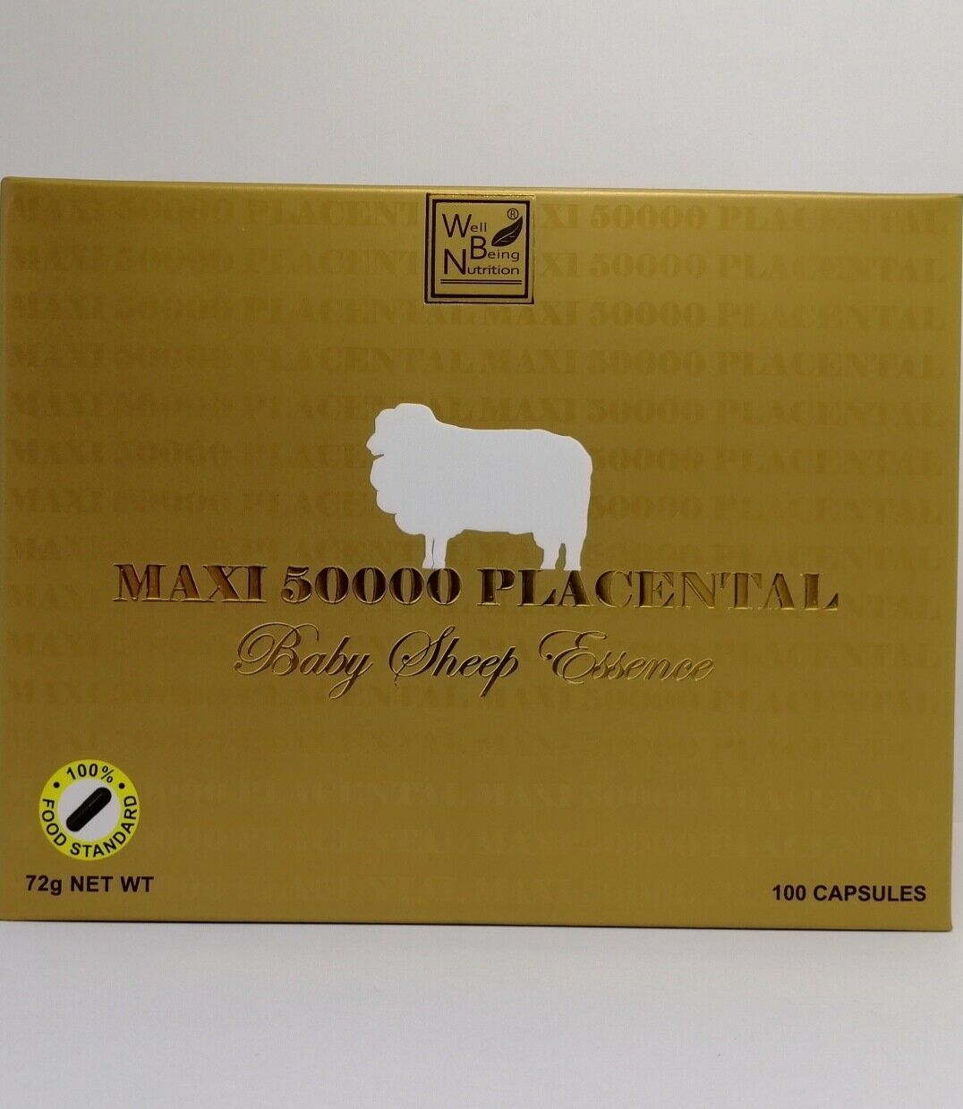 รกแกะ-Maxi 50000 Placental Baby Sheep Essence 100 Capsules