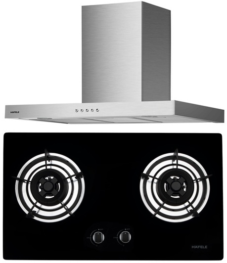 HAFELE SET7 ซื้อเครื่องดูดควันแถมเตาแก๊สรับประกัน 3 ปีจำนวนจำกัด