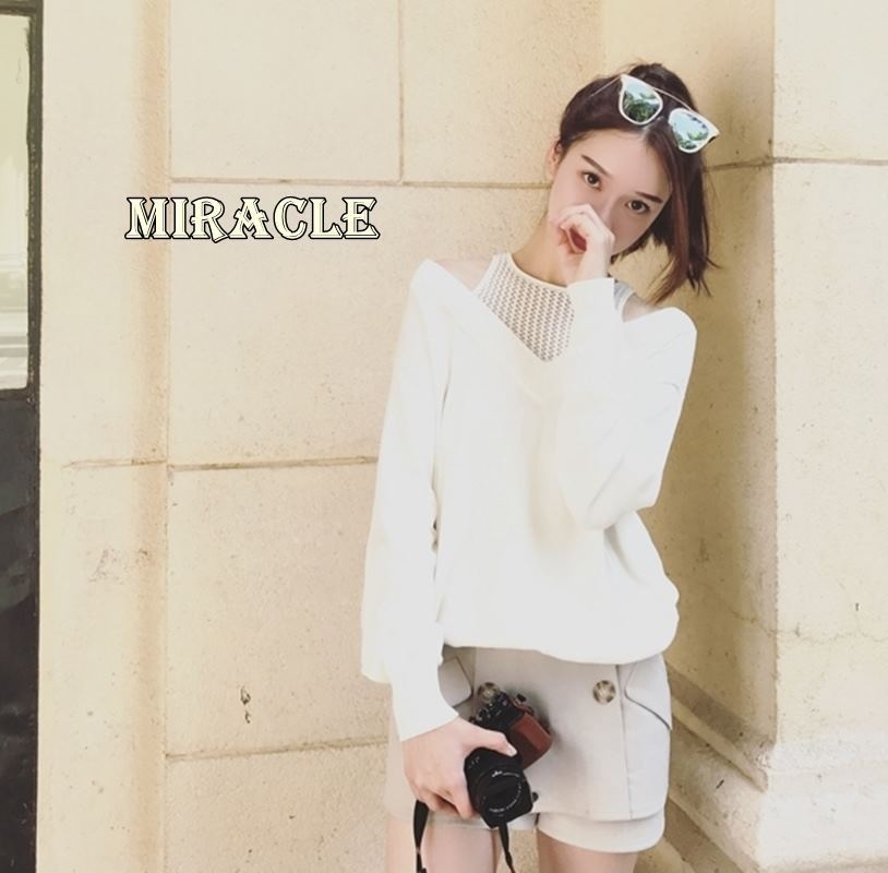 พร้อมส่ง Jumper เสื้อเกาหลี ไหมพรม