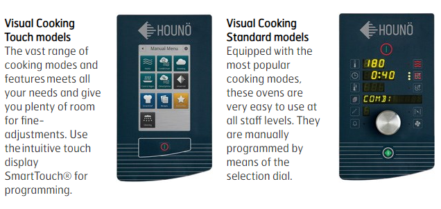 เตาอบไฟฟ้าแบบผสม ELECTRIC COMBI OVEN WITH HANDSHOWER & PROBE {INCLUDE W/R , GRID1/1=5 PC , 4 FOOTING} HOUNO