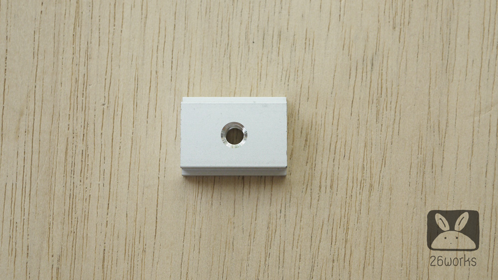 ตัวล็อคราง Miter track ตัวสั้น M6
