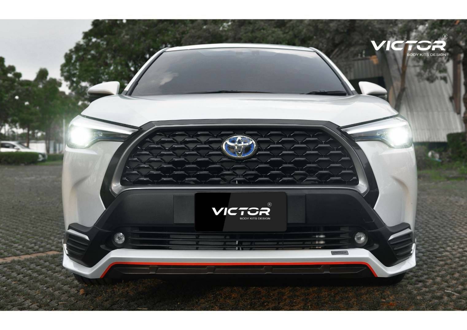 ชุดแต่ง Corolla Cross ทรง Victor SET 2 ชิ้น
