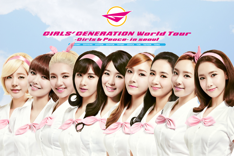 [Pre] SNSD : GIRLS’ GENERATION WORLD TOUR - GIRLS & PEACE IN SEOUL (DVD 2 Disc+Special Color Photobook+Poster in package (Only First Limited))