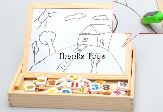 กระดานแม่เหล็กตัวเลขและตัวอักษรภาษาอังกฤษ