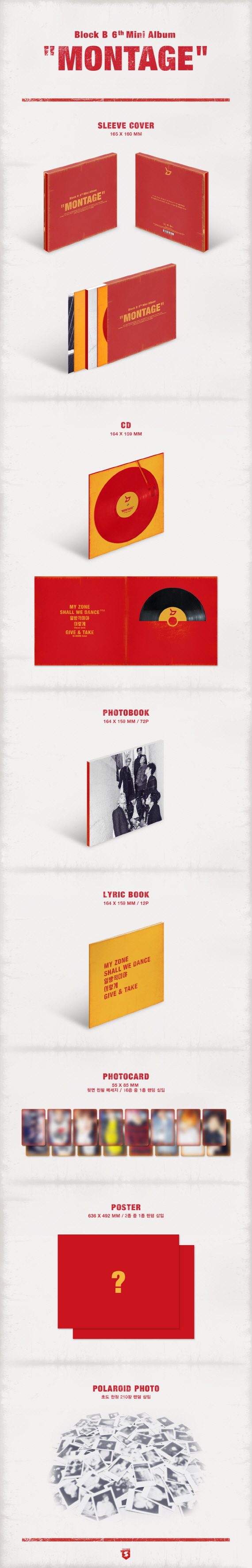 [Pre] Block B : 6th Mini Album - MONTAGE