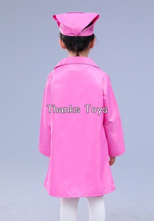 ชุดเสื้อกาวน์พยาบาล สีชมพู