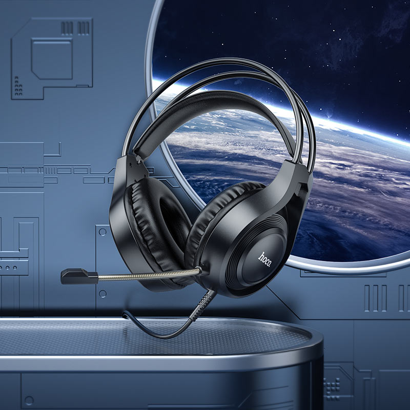 Hoco W106 Tiger Headphones gaming headset หูฟังเกมมิ่ง มีไมค์ ตัดเสียงรบกวน เสียงชัดเจน ใส่สบาย